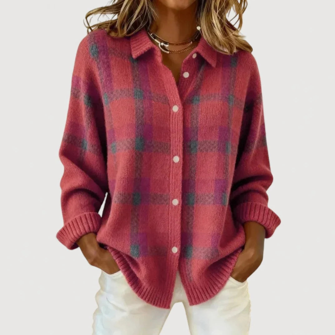 Camisa Estampada Olivia | Cuadros Vintage de la S a la 5XL