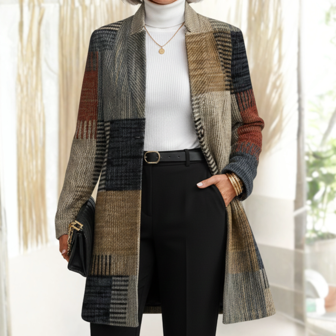 Blazer Estampada Sophia | Elegancia Que Estiliza al Instante