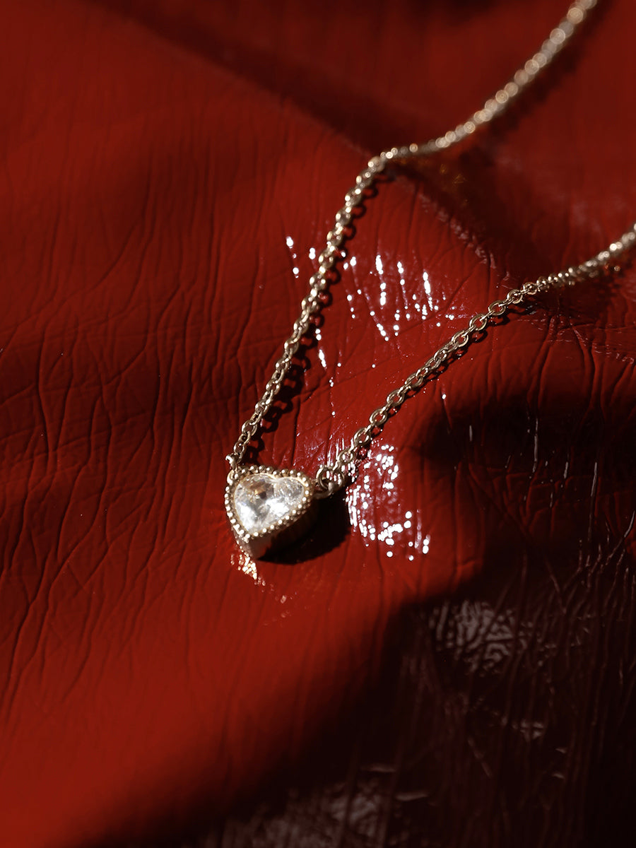 Collar Amor Puro | Colgante de Circonita Brillante