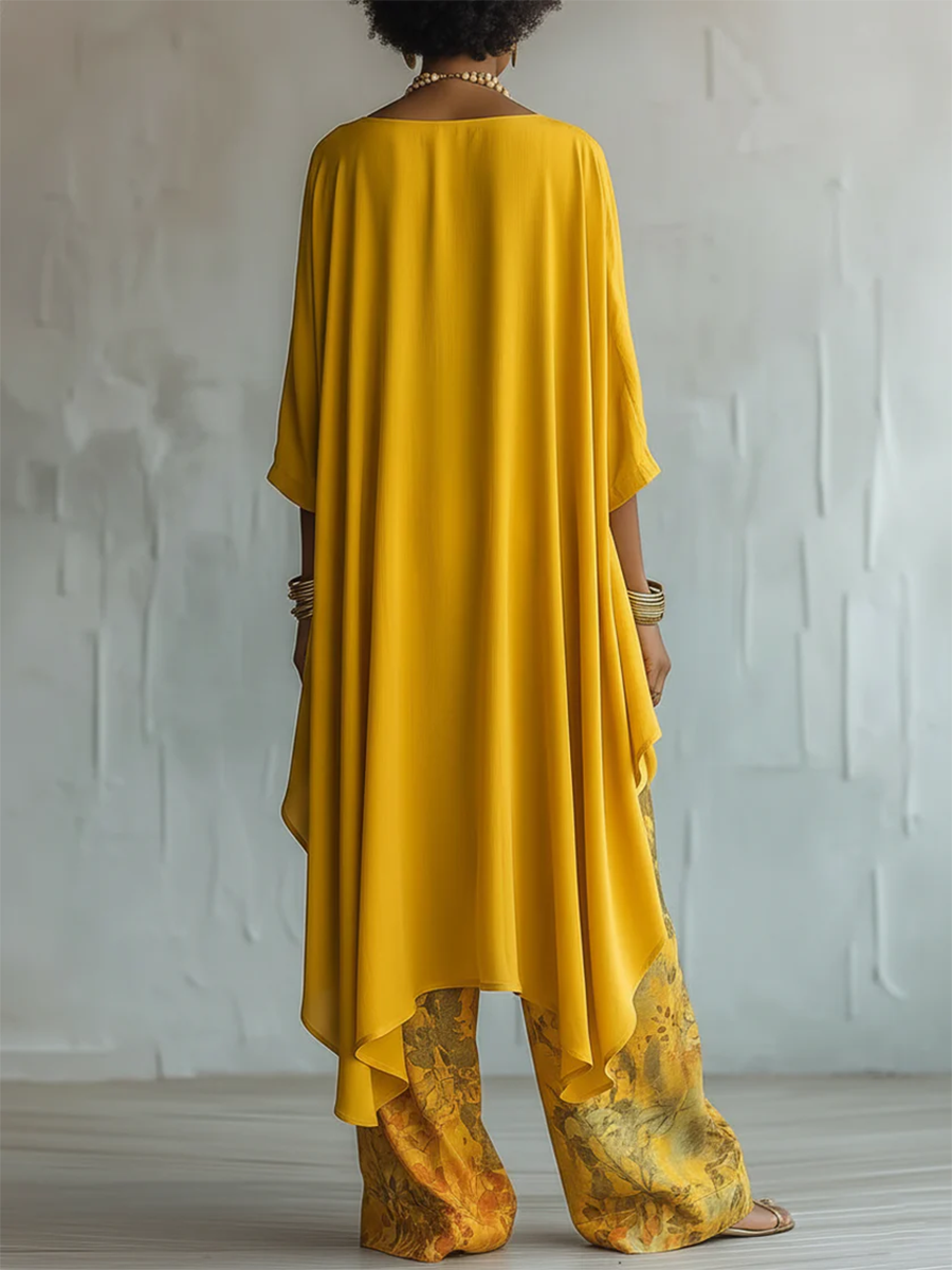 Conjunto Boho Fiorella | Estampado Floral con Aire Mediterráneo