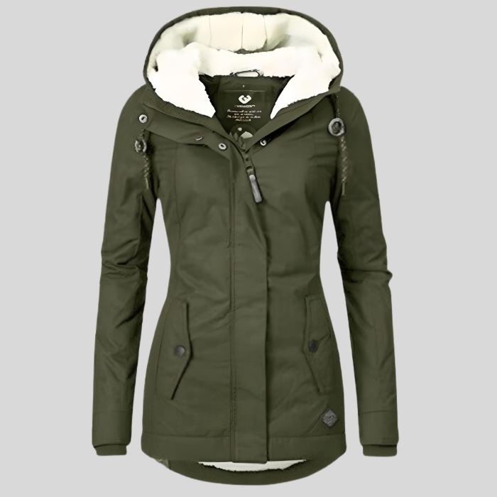 Parka Annabelle Forrada de Borreguito | Para los Días Más Fríos