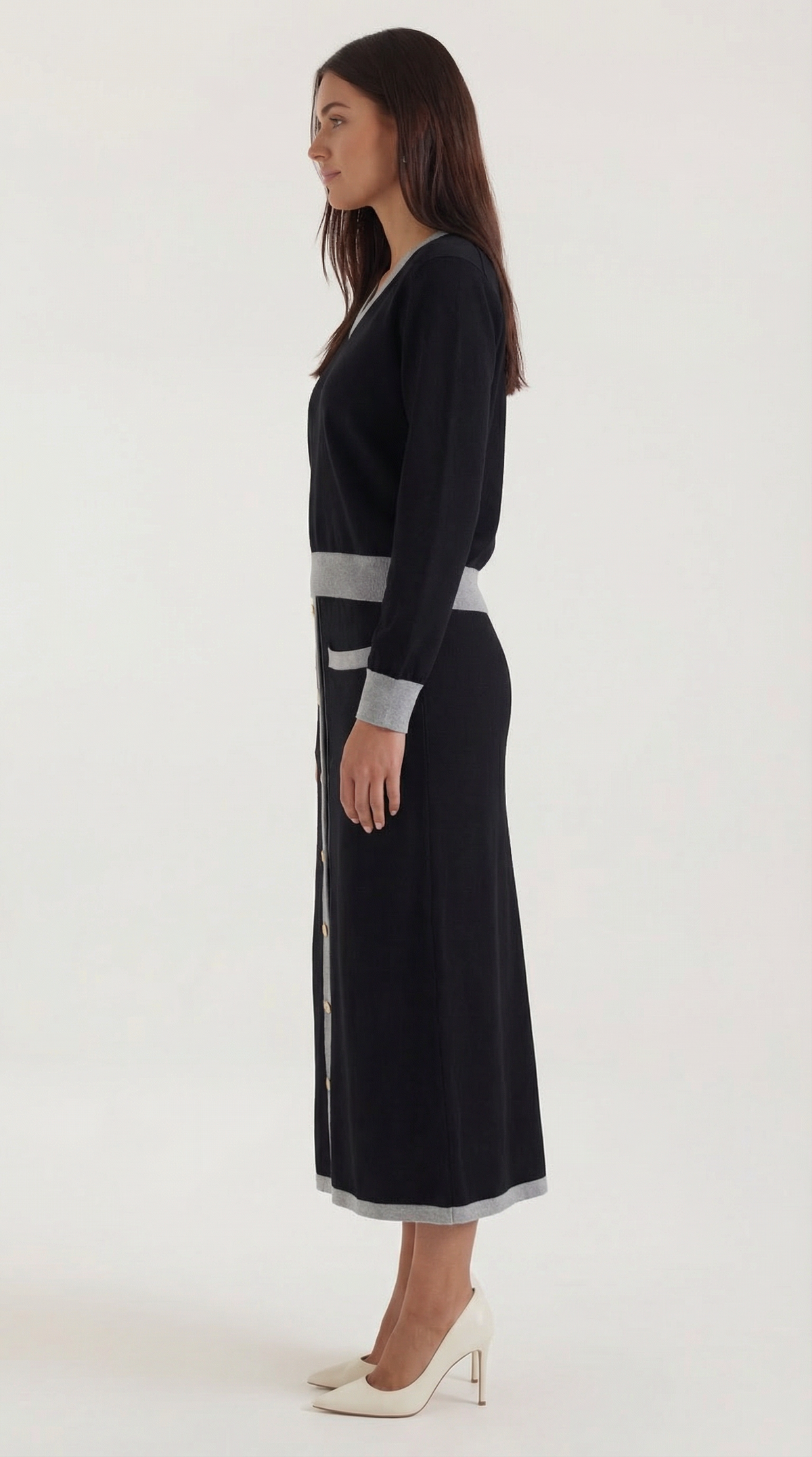 Conjunto Cheryl Jersey y Falda Midi | Encanto Retro