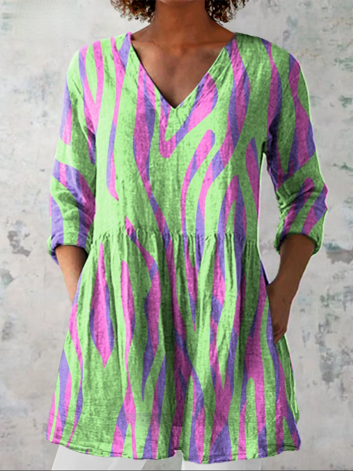 Blusa Estampada Mira | Largo Que Estiliza