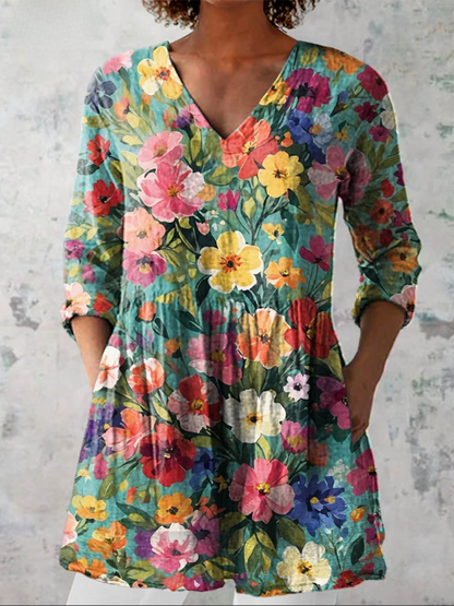 Blusa Estampada Keira | Fresca y Favorecedora