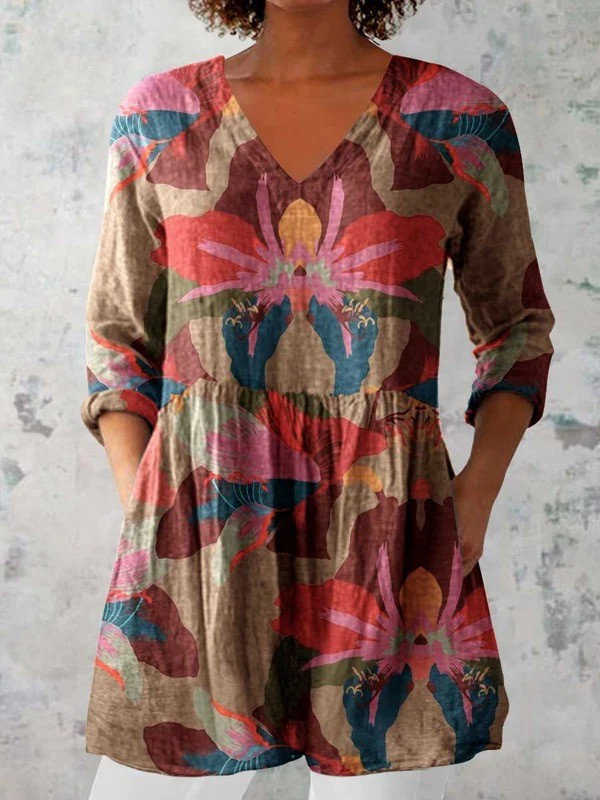 Blusa Estampada Alina | Fluida y Original