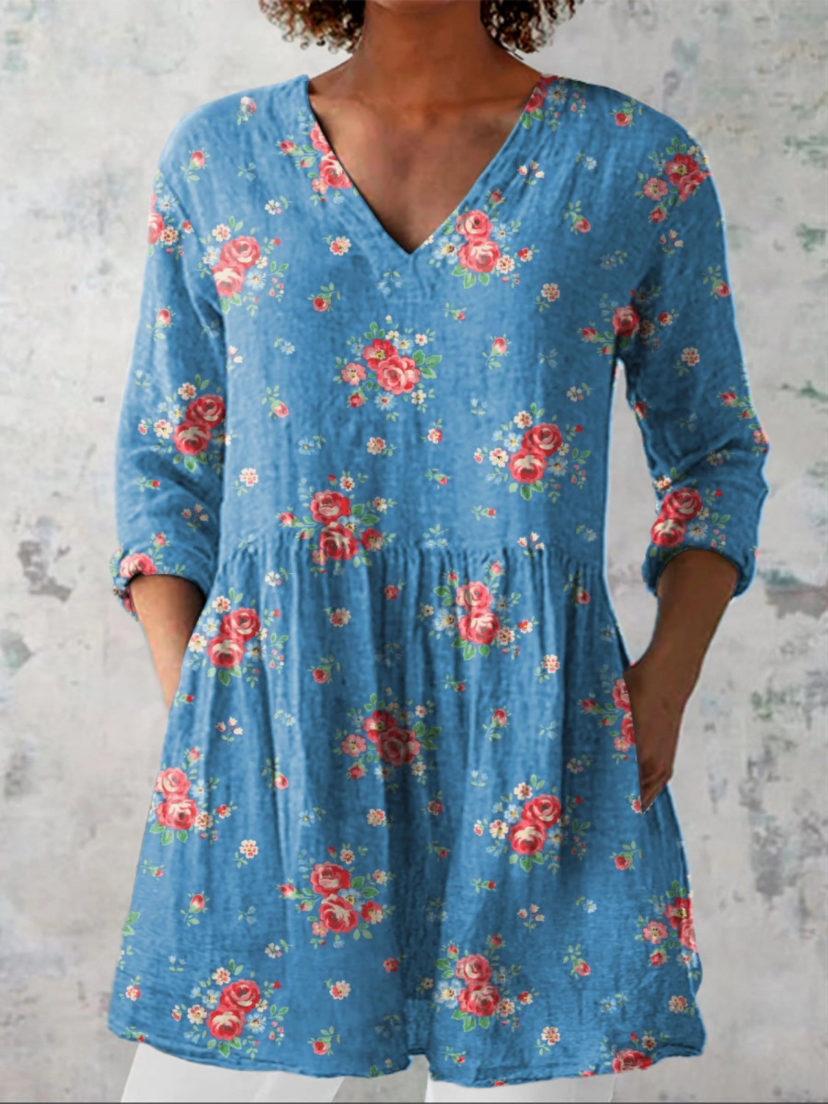 Blusa Estampada Ayla | Cómoda de la S a la 5XL