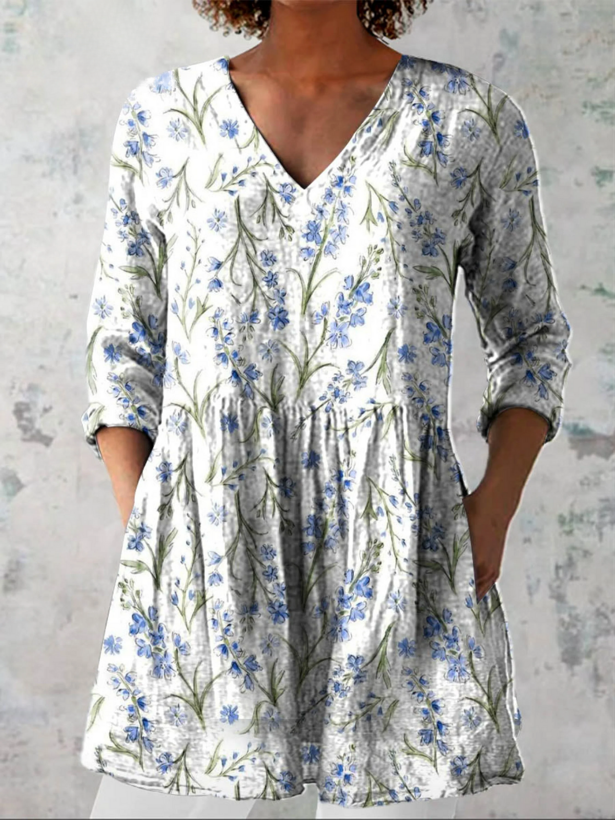 Blusa Estampada Brielle | Holgada y Elegante