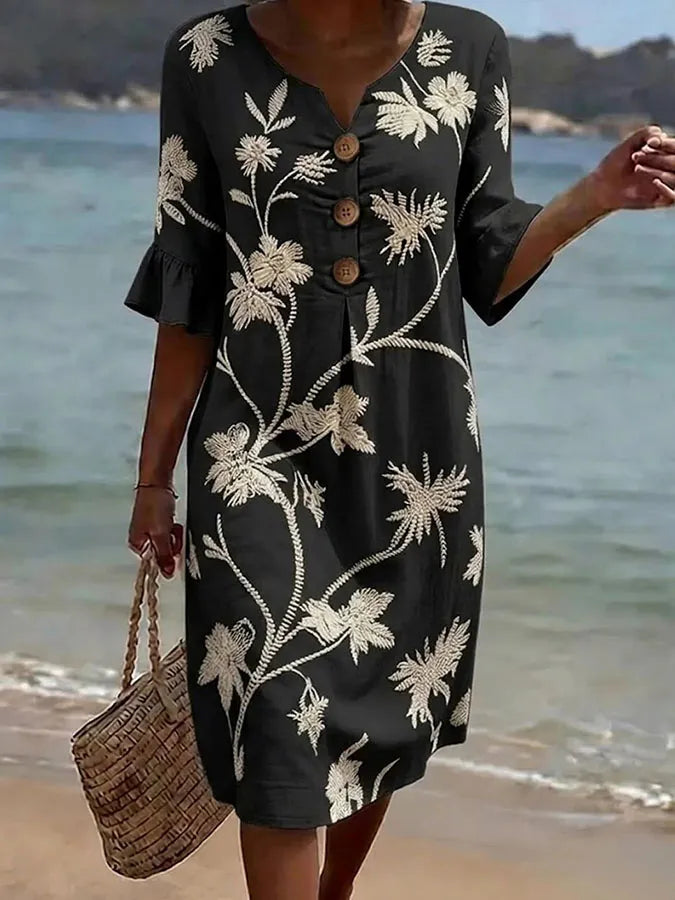 Vestido Estampado Lusy | Ligero y Favorecedor