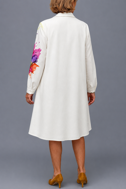 Vestido Midi Bridget | Blanco, Elegante y Atemporal