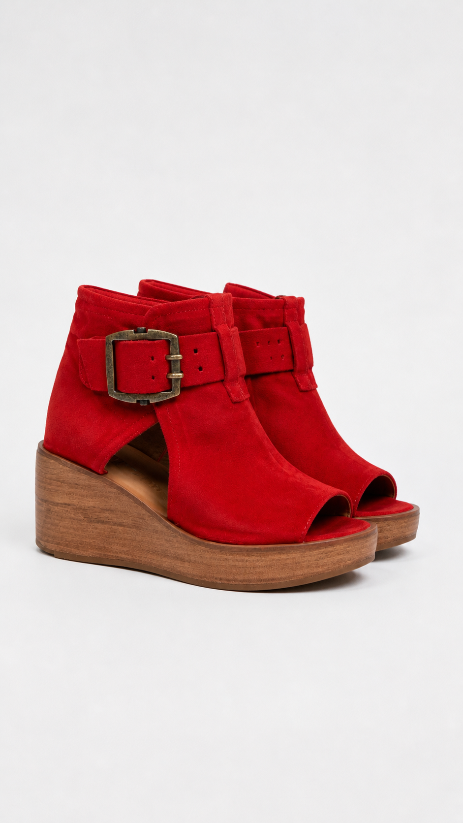 Botines Abiertos Aurélisse | Cuña Cómoda y Diseño Moderno
