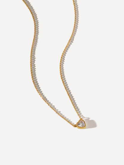 Collar Amor Puro | Colgante de Circonita Brillante