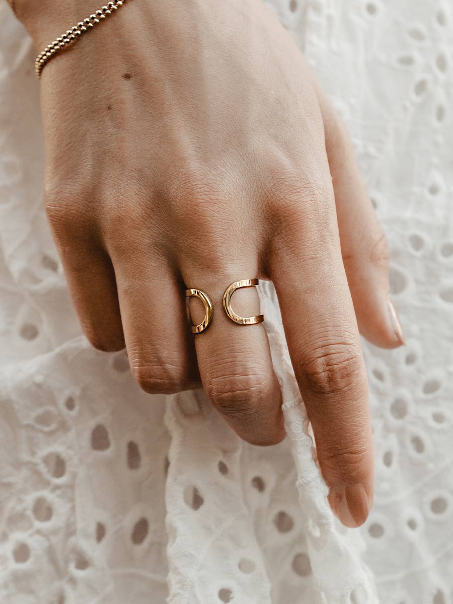 Anillo Doble Ajustable | Dos Anillos en Uno