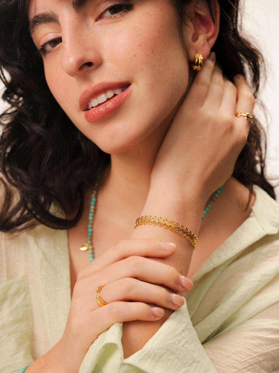 Anillo Alas | Ajustable en Oro, Plata y Oro Rosa