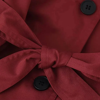 Gabardina Corta Cruzada con Cinturón | El Trench Que Lo Combina Todo