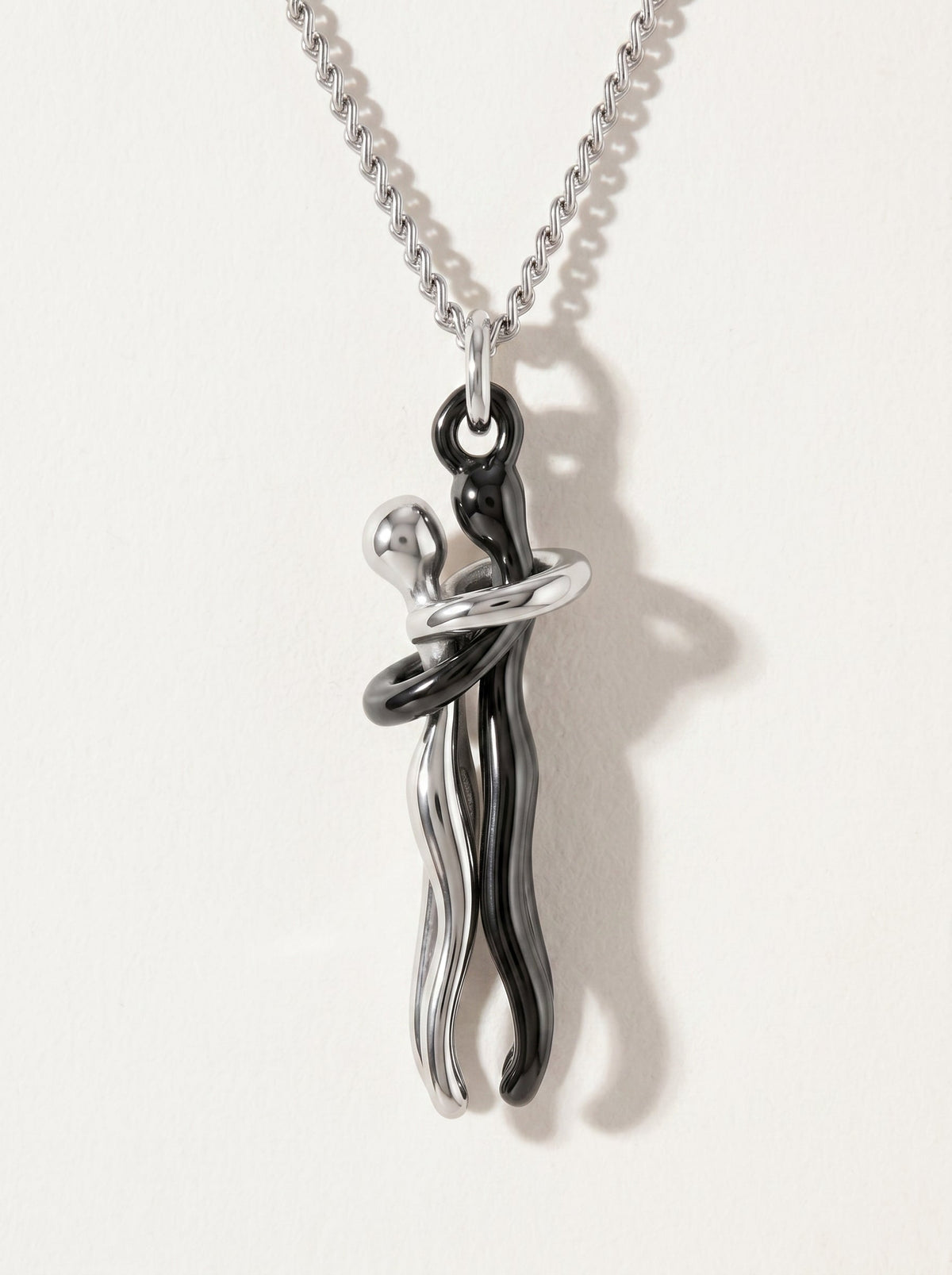 Collar Abrazo de Amor | Oro y Plata Unidos para Siempre