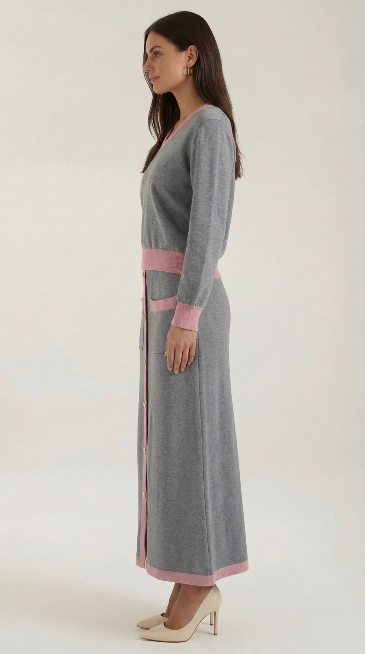 Conjunto Cheryl Jersey y Falda Midi | Encanto Retro