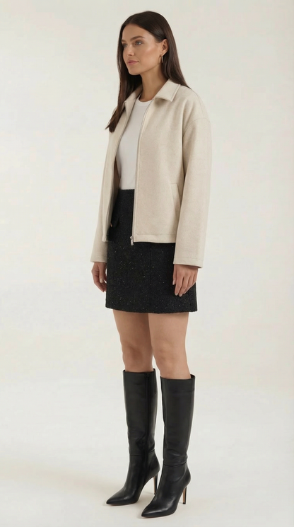 Chaqueta de Punto Teresa con Cremallera | Calidez para Cada Día