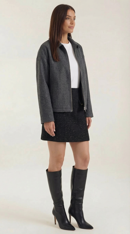 Chaqueta de Punto Teresa con Cremallera | Calidez para Cada Día